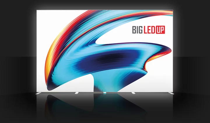 Světelná stěna - BIG LEDUP® – největší přenosný světelný rám na trhu