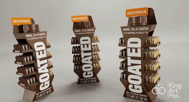 Úspěšný retailový debut: King Art POS dostal značku GOATED do prodejen Tesco v rekordním čase