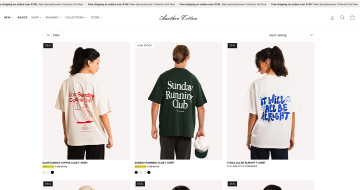 Příběh značky Another Cotton začal v online světě.