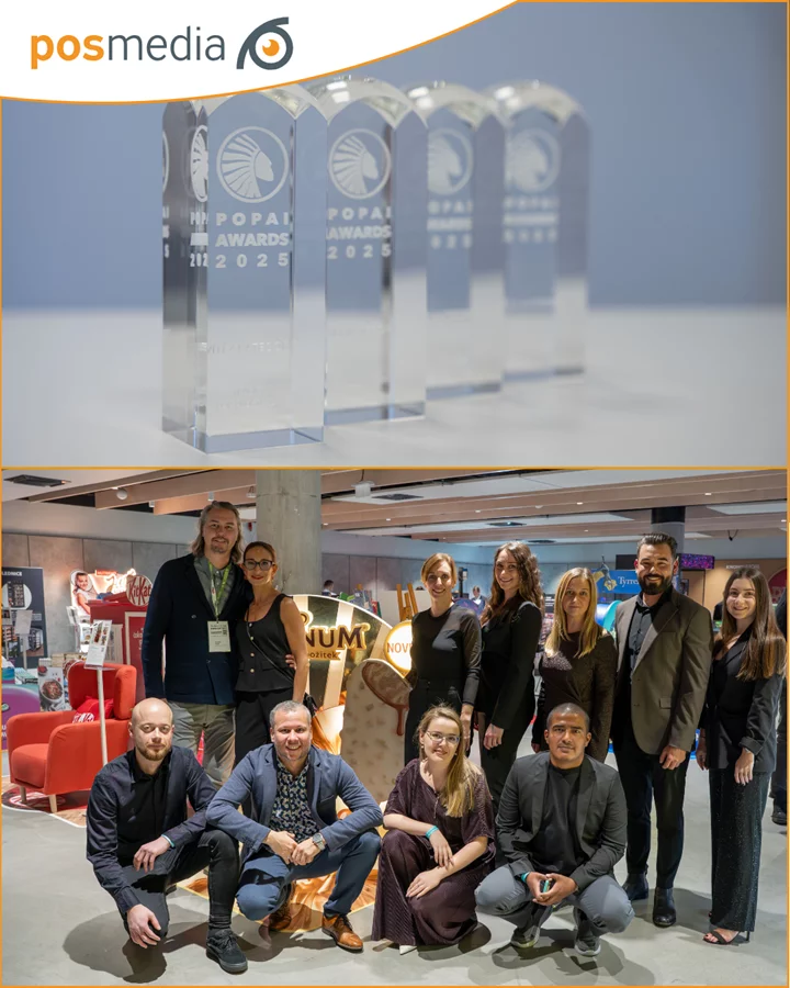 POPAI AWARDS: Agentura POS Media získala 11 cen
