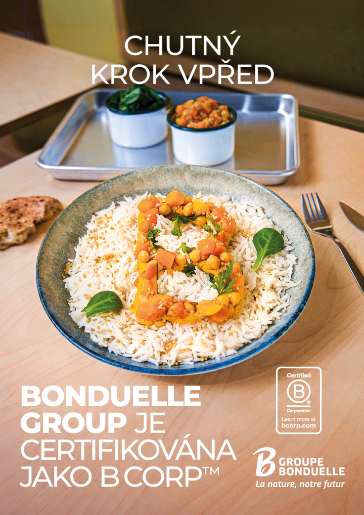 Skupina Bonduelle oznamuje dosažení významného milníku: získali jsme mezinárodní certifikaci B Corp™ 
