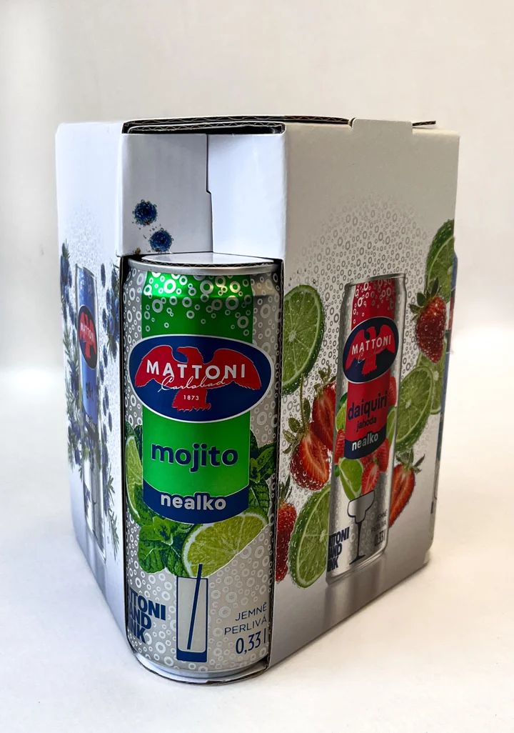 Vizuální podoba vítězného obalu GRAND DRINK