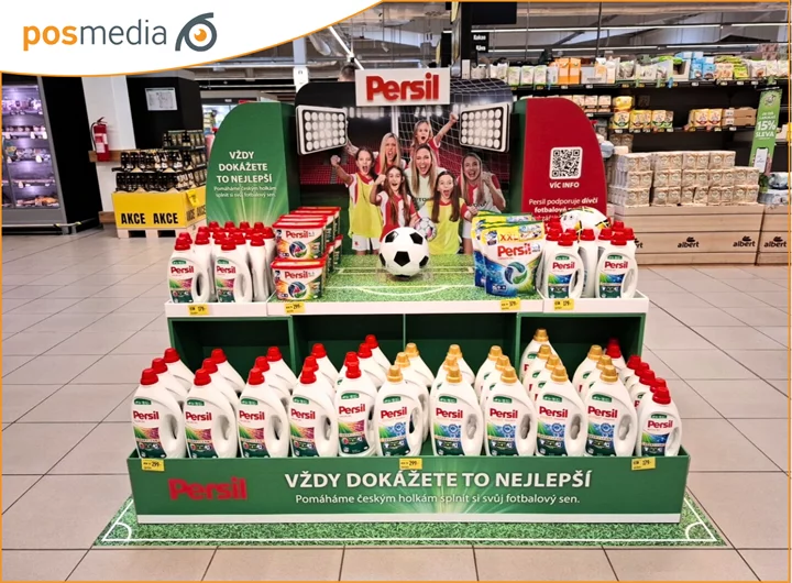 Shop-in-shop Persil: Vystavení s přesahem