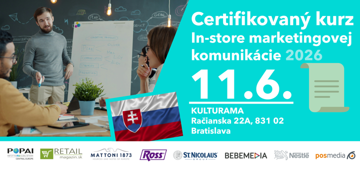Certifikovaný kurz In-store marketingové komunikace - SK