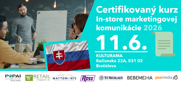 Certifikovaný kurz In-store marketingové komunikace - SK
